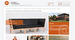 Desktop Screenshot of designclassique.dk